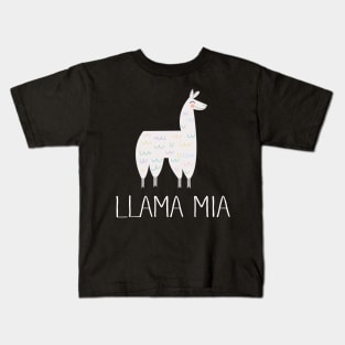 Llama Mia Love Kids T-Shirt